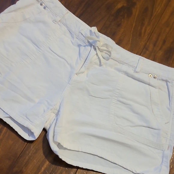 UNIONBAY White Cargo Shorts with Drawstring Waist - Picture 4 of 8